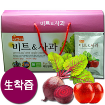 제천 생착즙 비트사과즙, 60포, 100ml