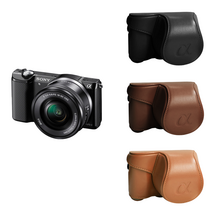 아이디스킨 소니 SONY A5000 가죽케이스 속사케이스, 소니 A5000케이스, 블랙
