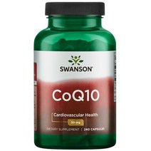 Swanson Vitamins Coq10 30mg 캡슐, 240개입, 1개