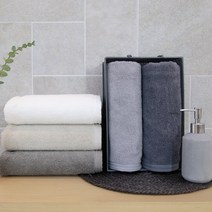 송월타월송월무지 230g 순면미니바스 답례품 호텔수건, 진회색