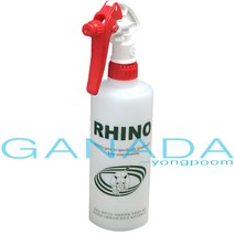 가나다용품 A005 RHINO 최고급형분무기500ml 눈금분무기 라이노분무기 최고급분무기 빌딩 가정청소용 눈금 튼튼한분무기 흰색분무기, 1개