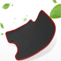 ONE스 풀세트 차종별 고무카매트 발판 깔판, 렉스턴 W(12년6월~)(4P), 빨강테두리