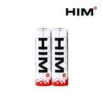 HIM 알카라인 AA 건전지 2알 비닐포장 LR6 1.5V 고성능 국내브랜드, 1개