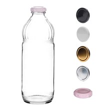담은 가가쥬스1L 유리병 마개 색상 골드 20개 1박스