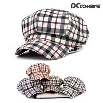 사각체크팔각모(베레모/헌팅캡/빵모자/여자모자/여성모자/여성헌팅캡/여자헌팅캡/베레모자/헌팅캡모자/팔각모자/팔각모/남자헌팅캡/남성헌팅캡/마도로스/마도로스모자/여름모자)