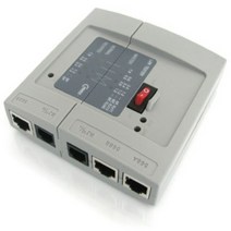 고급형 RJ11 45 6P4C 8P8C 체크 분리형 랜 테스터기 CS-LC002, 1개