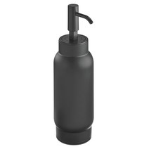 iDESIGN 오스틴 솝 펌프 욕실 디스펜서, 1개, Matte Black