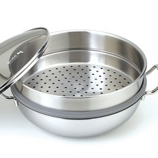 국산 통3중 스텐304 인덕션 찜기 키친아트