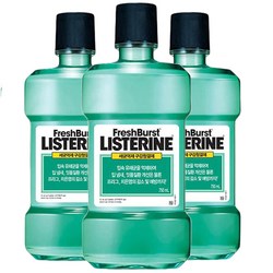 리스테린 후레쉬 버스트 구강청결제, 750ml, 옵션선택, 3개