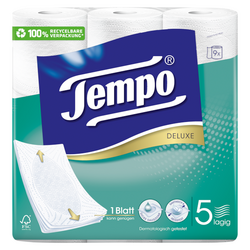Tempo 천연펄프 5겹 롤화장지, 11m, 9롤, 1개