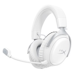 하이퍼엑스 클라우드3 S 무선 게이밍 헤드셋, AX6G1AA, 화이트, 200시간, 멀티단자