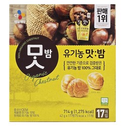 CJ맛밤 유기농 맛밤, 714g, 1개