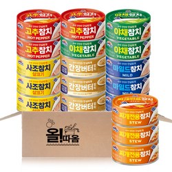 사조 안심따개 참치 100g 6종기획세트 5호(살코기3+야채3+고추3+간장3+찌개3+마일드3), 100g, 1개