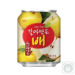 해태음료 갈아만든배 238ml x 24캔입 캠핑 행사 탕비실 간식 사무실 요리 식음료 식자재, 24개, 238ml