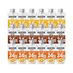 테이크핏 맥스 고소 + 초코 + 바나나, 18개, 250ml