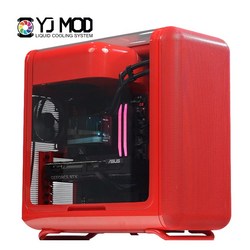 9800X3D RTX 5080 마시멜로를 닮은 HYTE X50 Wild Cherry 프리미엄 빌드 에디션