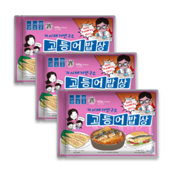 가시제거연구소 고등어밥상 노르웨이 순살 고등어 (핑크라벨), 3개, 500g
