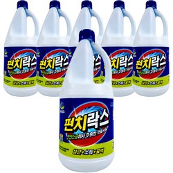 하루그린 살균 표백 청소 펀치락스 2L 가정용 악취제거 욕실청소 곰팡이제거 바닥청소, 6개, 2L