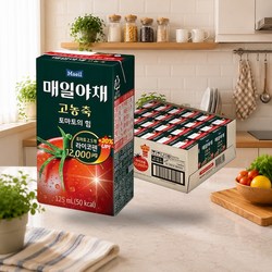 매일야채 고농축 토마토의 힘 125ml, 24개