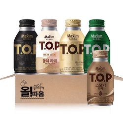 티오피 캔커피 275ml 5종 기획세트 11호(스위트아메리카노+더블랙+마스터라떼+돌체라떼+스모키라떼), 275ml, 5개