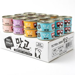 맛고 맛있는 고양이캔 4종 콤보 80g 24개 · 24개 · 80g