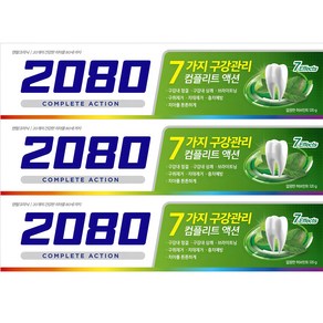 2080 컴플리트액션 치약 허브민트향