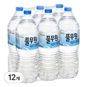 풀무원샘물 워터루틴, 2L, 12개