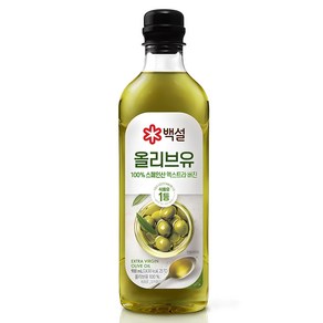 백설 압착 올리브유, 900ml, 1개