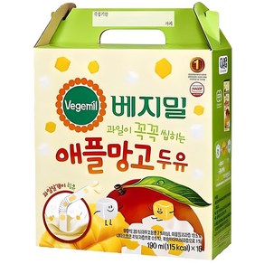 베지밀 과일이 꼭꼭 씹히는 애플망고 두유