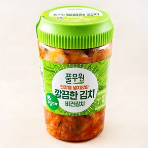 풀무원 깔끔한 썰은김치 비건 용기형, 400g, 1개