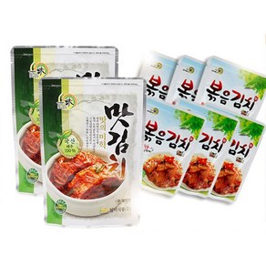 [13시마감] 여행갈때 한팩! 맛김치 80g(8봉)+볶음100g(8봉), 1세트