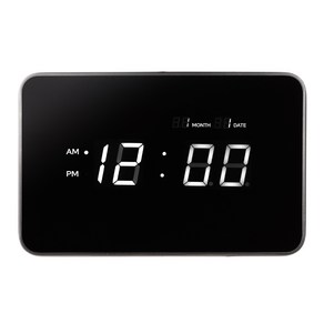 오리엔트 화이트 LED 디지털 벽시계, 화이트 (OT825LD)