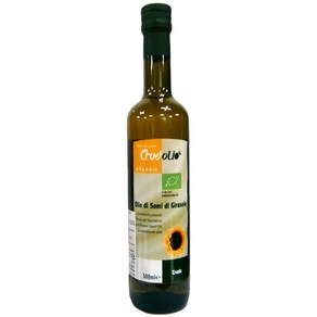[크루드] 유기농해바라기유, 500ml, 1개