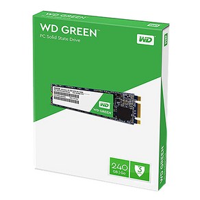 WD Geen SATA M.2 2280 SSD, WDS240G2G0B, 240GB