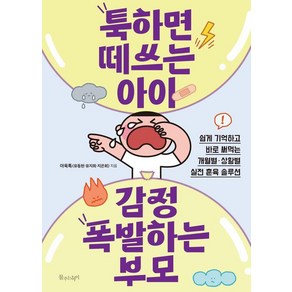 툭하면 떼쓰는 아이 감정 폭발하는 부모:쉽게 기억하고 바로 써먹는 개월별·상황별 실전 훈육 솔루션