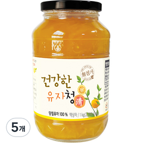 다온웰 건강한 유자청, 1kg, 5개