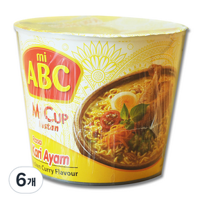 ABC 미컵 인스턴트 라사 카리아얌 치킨커리향 60g