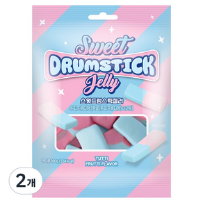 스윗드럼스틱젤리 뚜띠프루티향, 100g, 2개