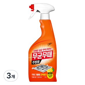 무균무때 주방용 세정제, 900ml, 3개