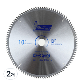 알엘티툴스 목공 원형톱 100날 250mm, 2개