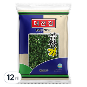 대천김 곱창김 전장, 20g, 12개