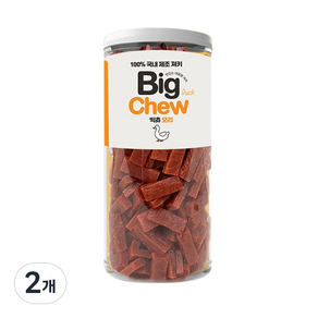 강아지 빅츄 져키 1kg, 오리, 2개