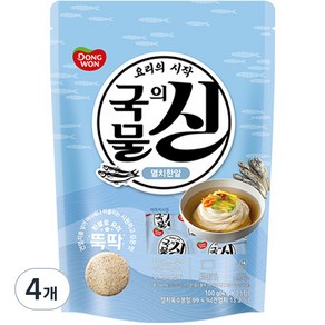 동원 국물의 신 멸치한알, 100g, 4개