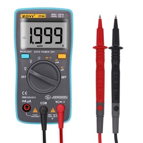 ZOYI 디지털 멀티테스터기 ZT98, 1개