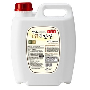 신앙촌 양조 1급 진간장, 4.2L, 1개