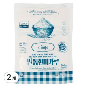 칠갑농산 찐 통현미가루, 2개, 500g