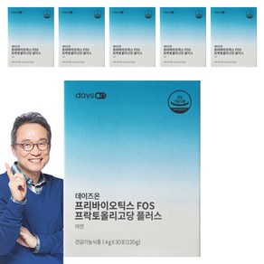 데이즈온 프리바이오틱스 FOS 프락토올리고당 플러스 30p, 120g, 6개