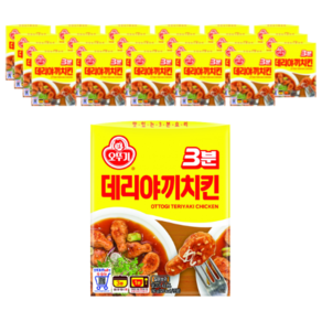 오뚜기 3분 데리야끼치킨, 150g, 24개