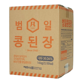 범일 콩된장 특대입자, 14kg, 1개