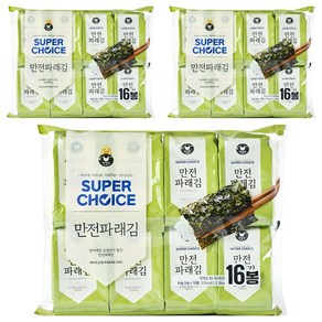 만전김 슈퍼초이스 파래김, 4g, 48개
